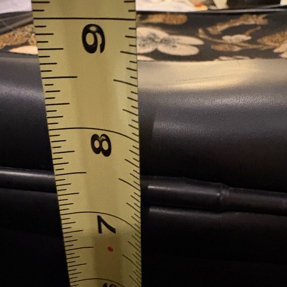 Vintage 14 x 14 x 8”Rolling Travel  Duffle Luggage Black Hibiscus Hawaii Floral - Picture 14 of 16